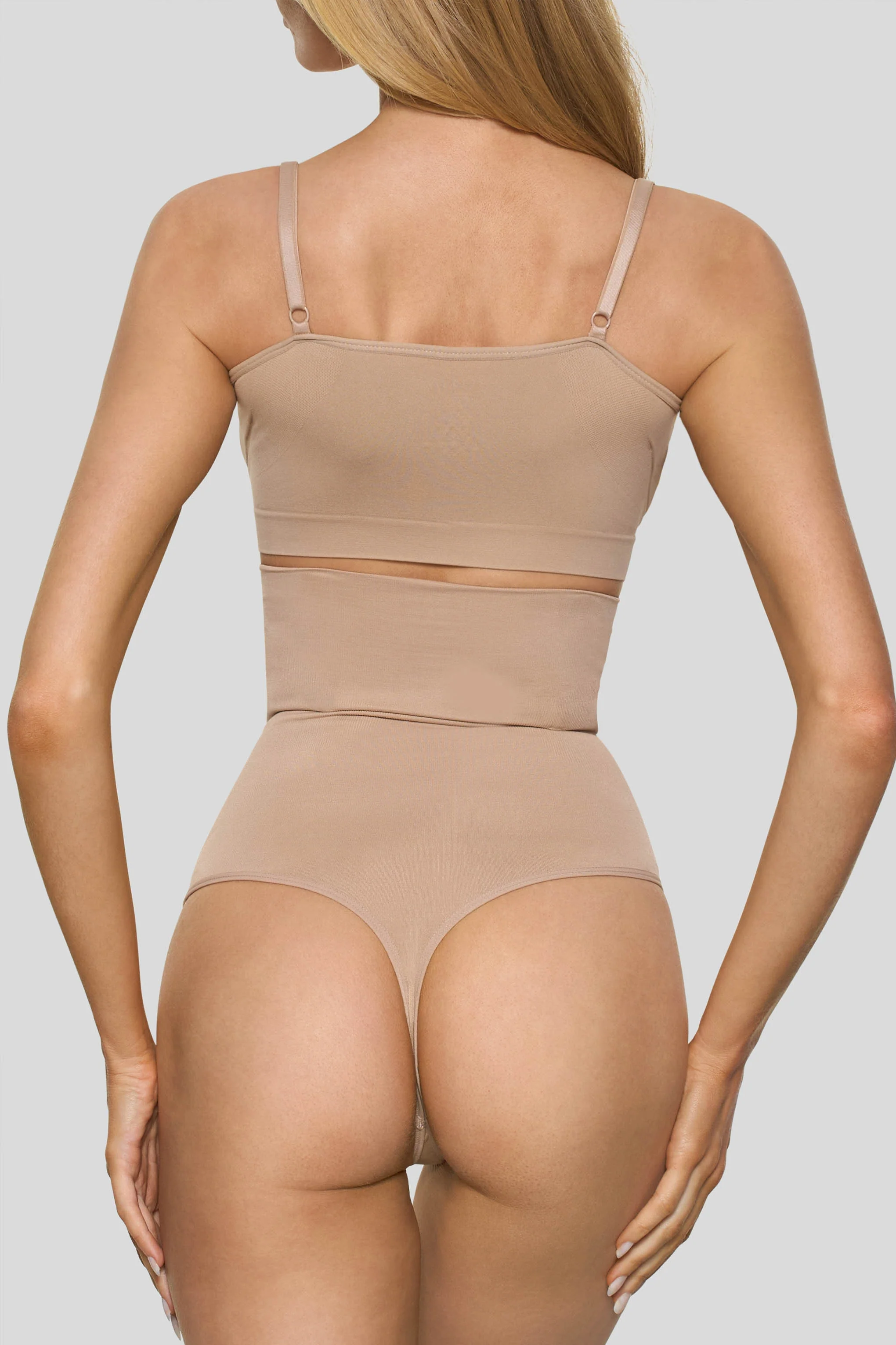 BOOMBA | Gaine Taille Haute de la Série Sculptante Beige - Image 5