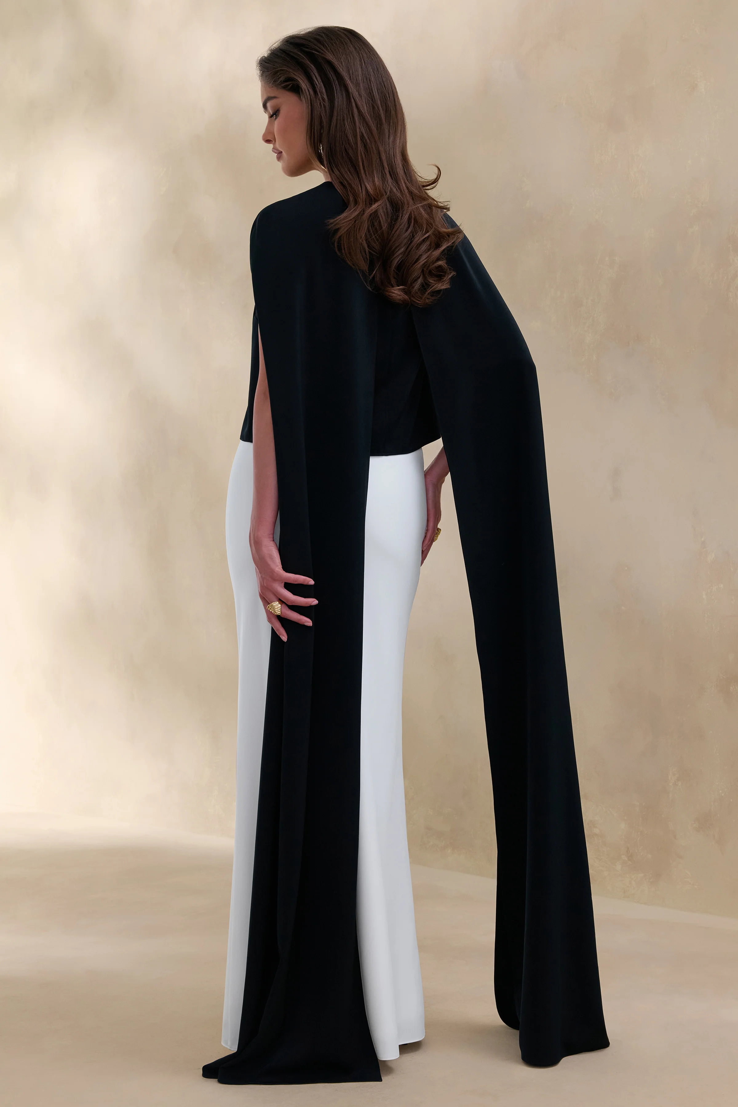 Iveta | Jupe longue blanche en satin - Image 5