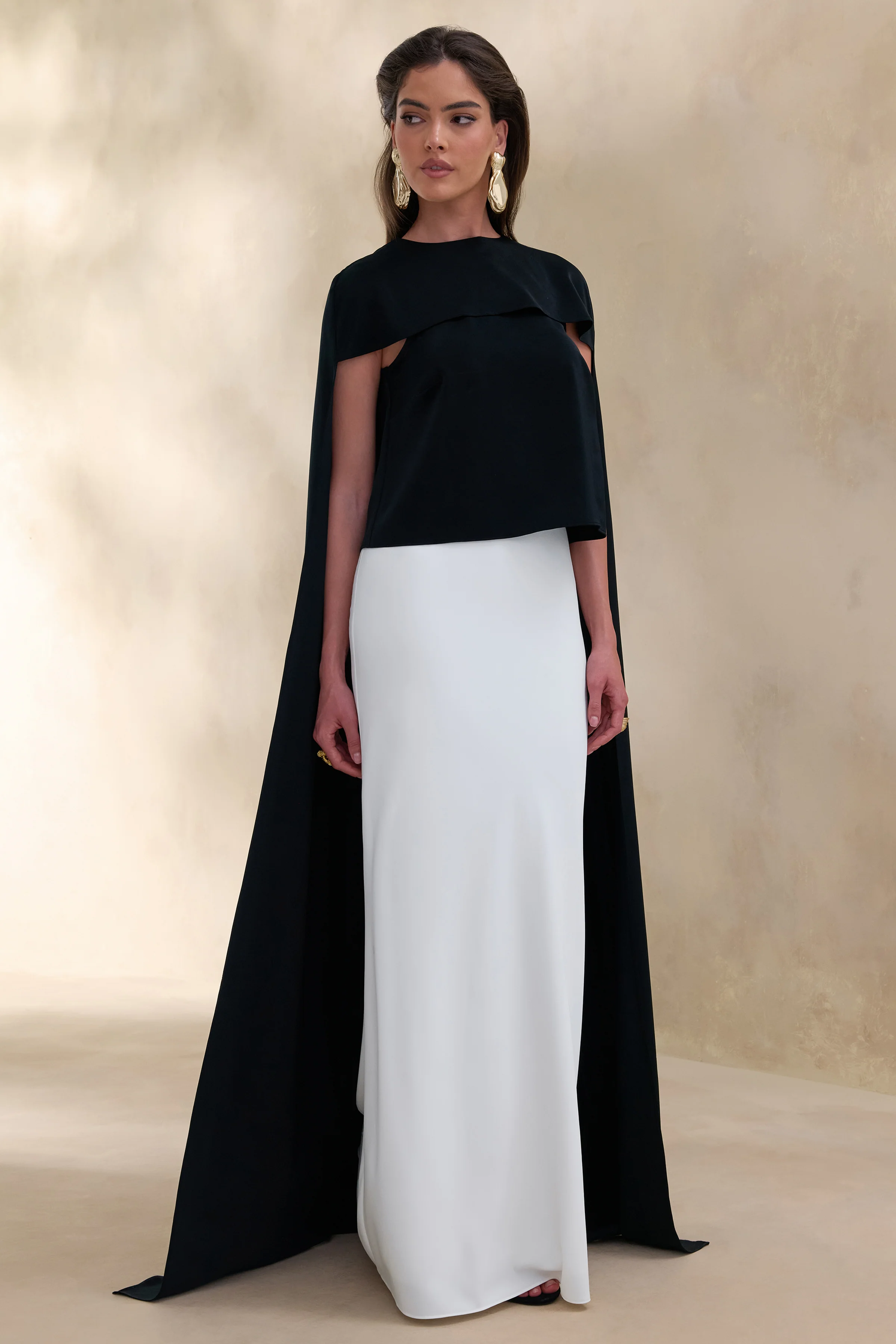 Iveta | Jupe longue blanche en satin - Image 7