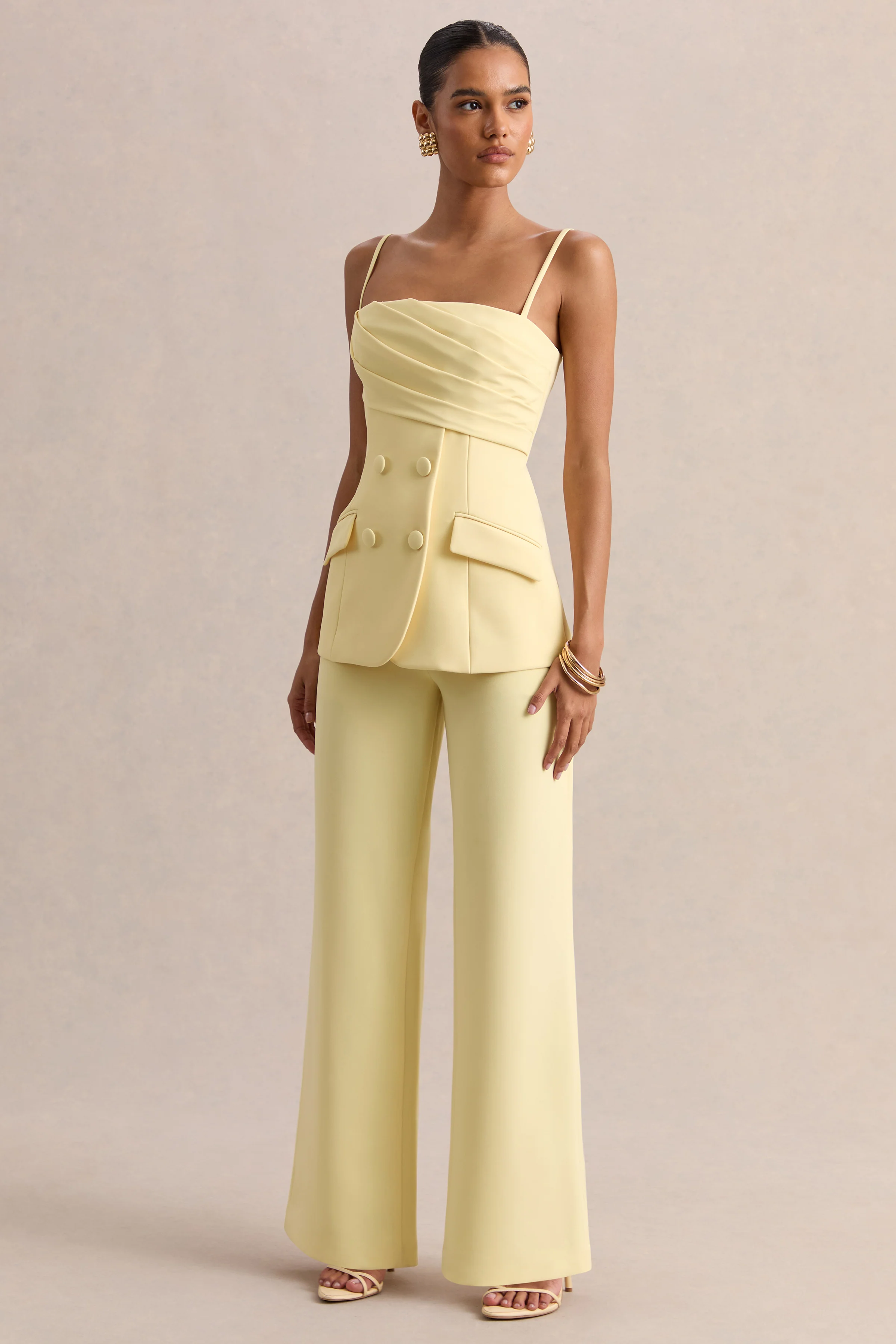 Malou | Pantalon tailleur citron - Image 6