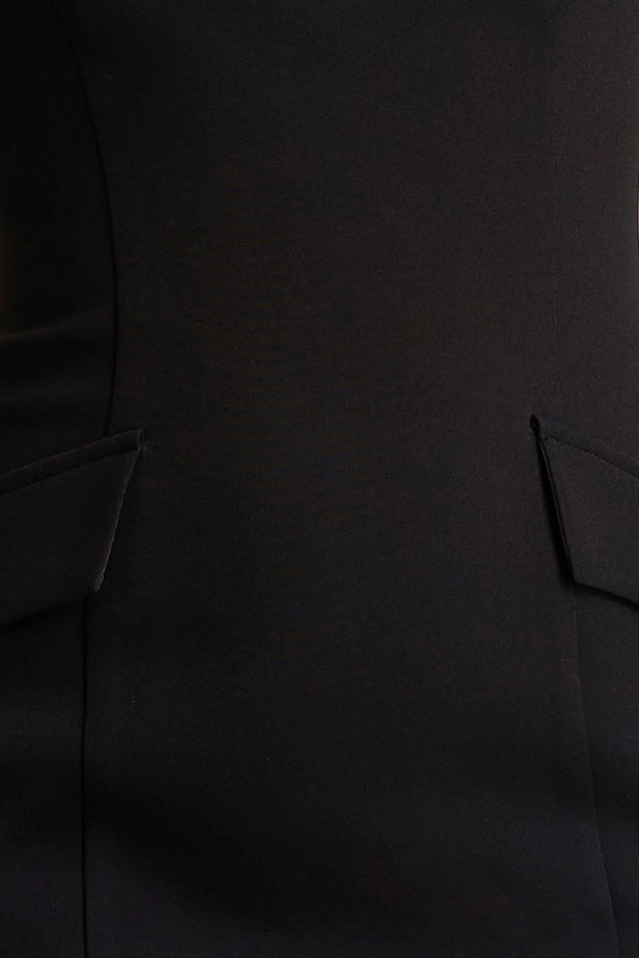 Vaila | Robe longue noire à encolure ronde - Image 6